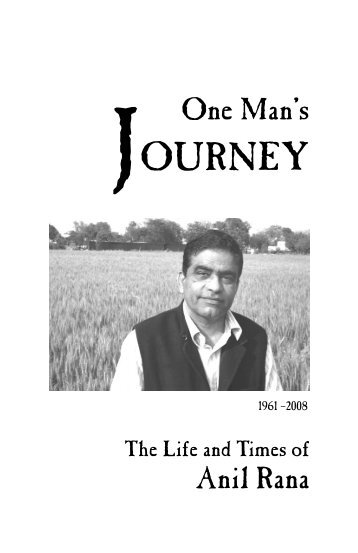 The Life and Times of Anil Rana - Janhit Foundation