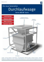 Durchlaufwaage - Janner Waagen GmbH