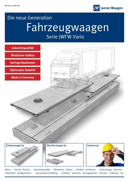 Fahrzeugwaagen - Janner Waagen GmbH