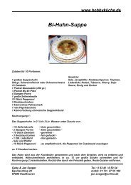 Bi-Huhn-Suppe - Janundgaby.de