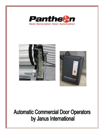 Pantheon Commercial Operators - Janus International