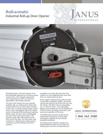 Rollâ¢aâ¢matic - Janus International