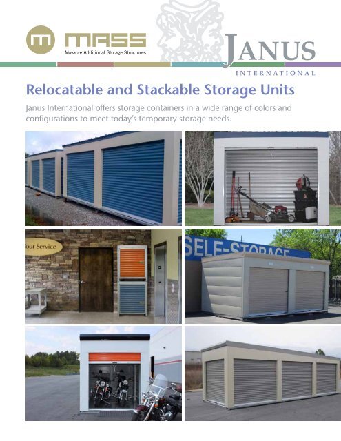 Relocatable and Stackable Storage Units - Janus International