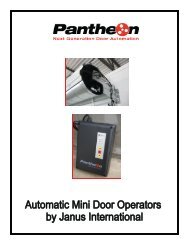 Pantheon Mini Operators - Janus International