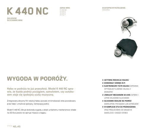 AKG Headphones - Full-line Catalog 2008 - NCS HiFi