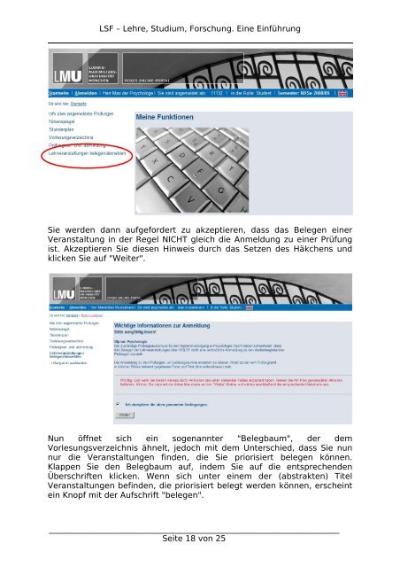 EinfÃ¼hrung in LSF - LMU