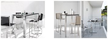 Latona barstool + Trento high dining table re - Jardin-Confort