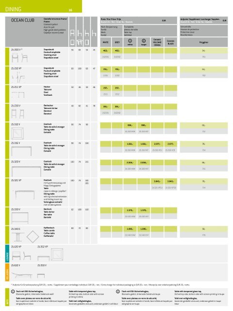 Liste de prix - Jardin-Confort