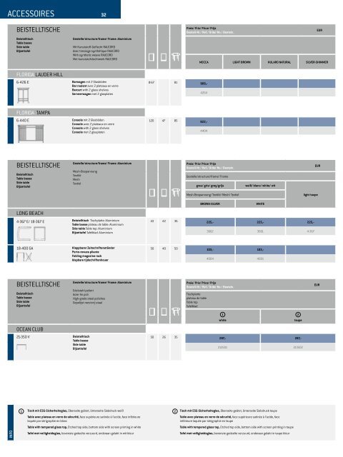 Liste de prix - Jardin-Confort