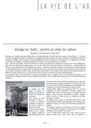 Voyage en Italie - Jardins et villas du Latium - Association des Parcs ...