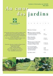 Commission - Association des Parcs et Jardins en RÃ©gion Centre