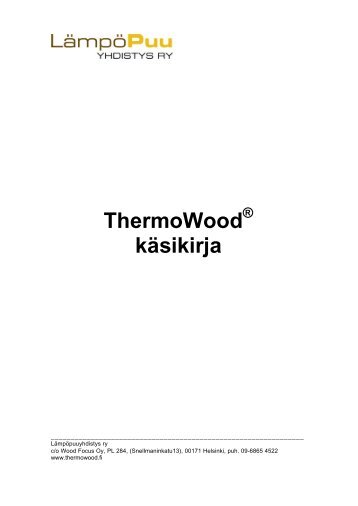ThermoWood kÃ¤sikirja