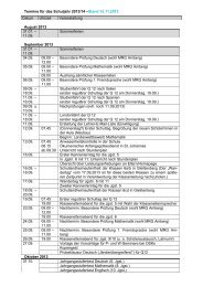 Termine im Schuljahr 2011/12 - Johann-Andreas-Schmeller ...