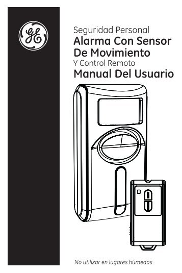 Alarma Con Sensor De Movimiento Manual Del ... - Jasco Products