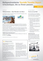 Steffen's Lufthansa City Center - Touristik Traveller Report Mar14