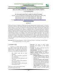 Full Text - Journal of Theoretical and Applied Information Technology