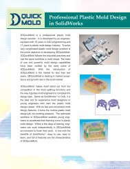 Professional Plastic Mold Design in SolidWorks - focustech.com.vn