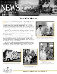 Summer 2012 Newsletter - St. Vincent's HealthCare