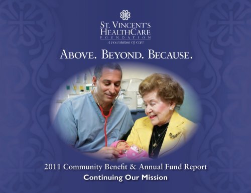 View the 2011 Community Benefit & Annual Fund Report