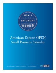 Small Business Saturday - Jay Chiat Awards for Strategic Excellence