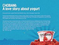 A Love Story About Yogurt - Jay Chiat Awards for Strategic Excellence