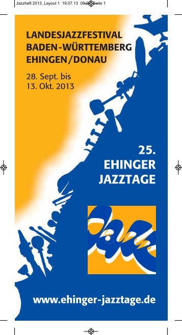 Programm - Jazzclub Ehingen eV