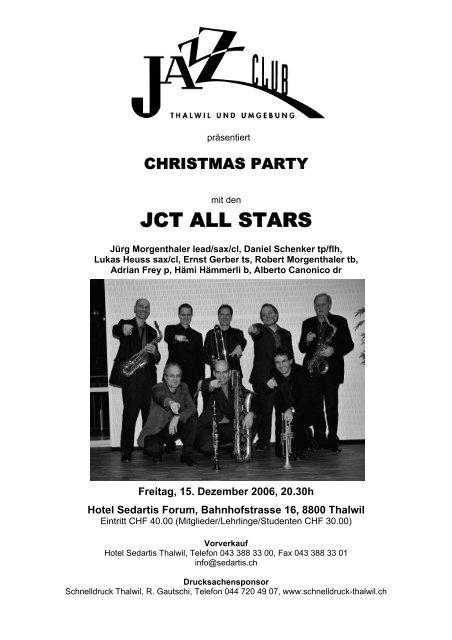 JCT ALL STARS - Jazz-Club Thalwil