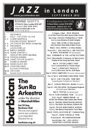 The Sun Ra Arkestra Jazzinlondon Net The Sun Ra Arkestra Jazzinlondon Net
