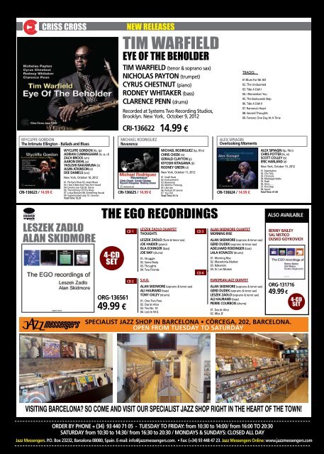 Download march 2013 issue - Jazz Messengers