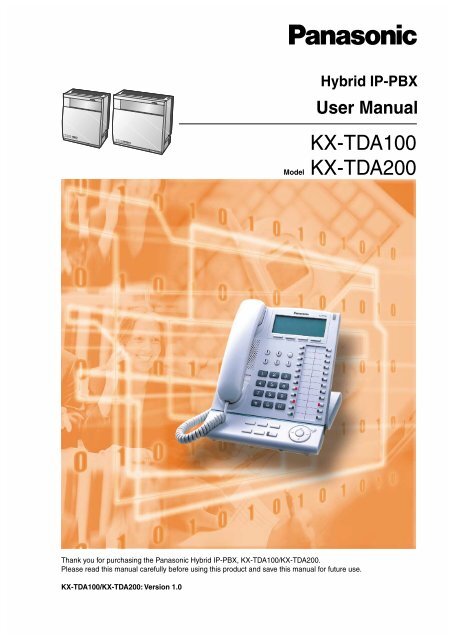 Kx Tda100 Model Kx Tda0 Jazzy Pl