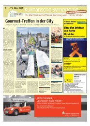 Gourmet-Treffen in der City