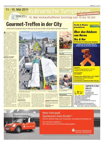 Gourmet-Treffen in der City