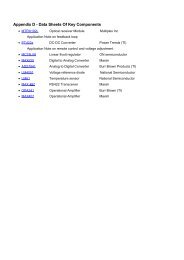 Optical receiver Board Appendix D