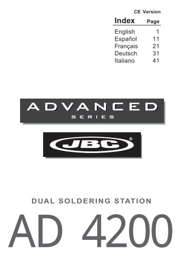 dual soldering station - JBC