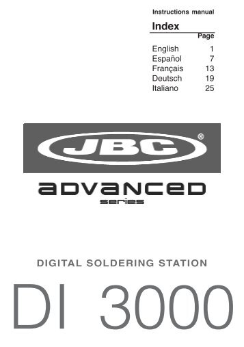 digital soldering station - JBC