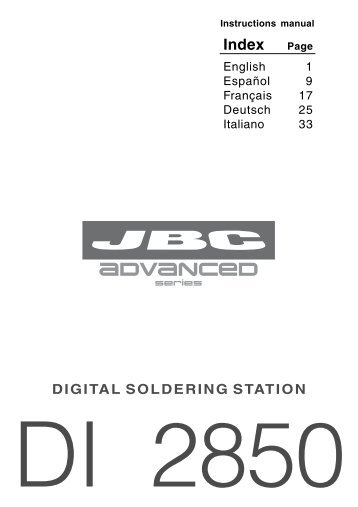 DIGITAL SOLDERING STATION - JBC