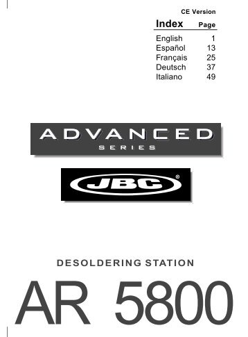 DESOLDERING STATION - JBC