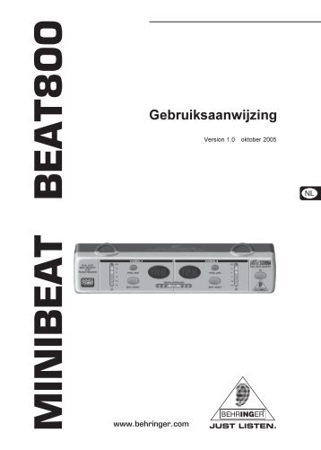 MINIBEAT BEAT800 - Behringer