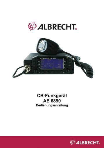 CB-Funkgerät AE 6890 - Alan-Albrecht Service-Homepage - Alan ...