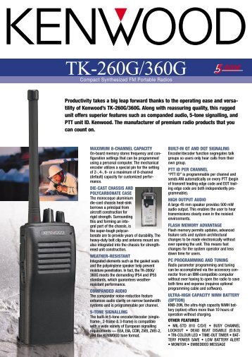 TK-260G-360G.pdf - Kenwood