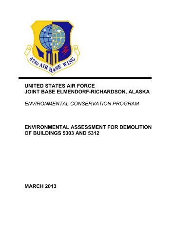 Environmental Assessment - Joint Base Elmendorf-Richardson