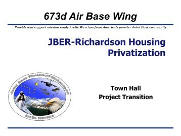 673d Air Base Wing – Home of America's Arctic Warriors Housing ...