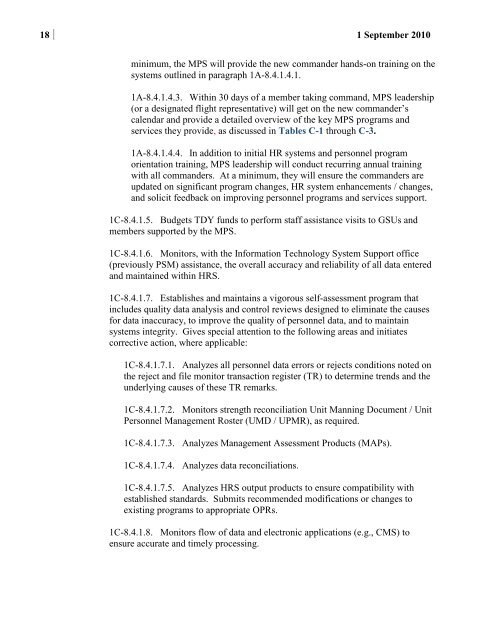 base-level personnel services delivery execution, organization