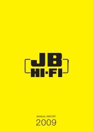 2009 Annual Report - JB Hi Fi