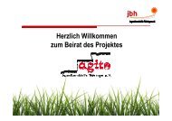 Herzlich Willkommen zum Beirat des Projektes