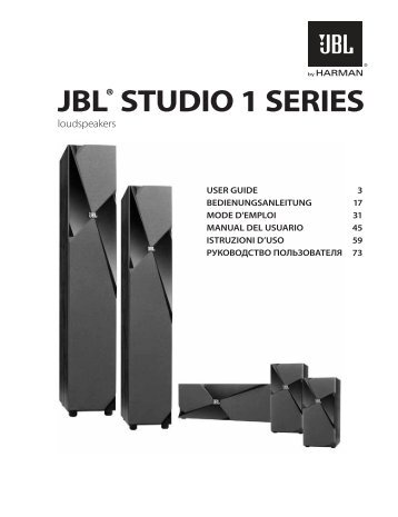 JBL® STUDIO 1 SERIES