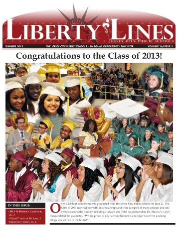 Congratulations to the Class of 2013! - Jersey City Public Schools