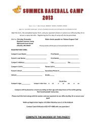 Baseball Summer Camp Registration Form - Jones County Junior ...