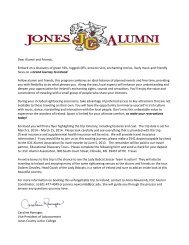 College Catalog Jones County Junior College