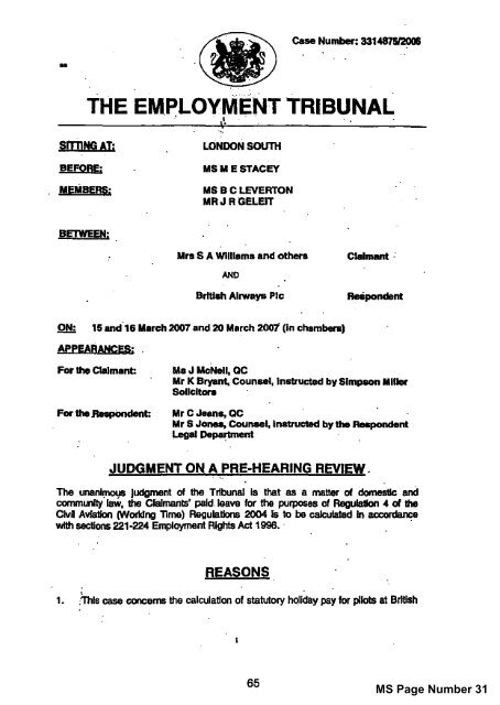 UKSC and JCPC electronic bundle sample - The Supreme Court